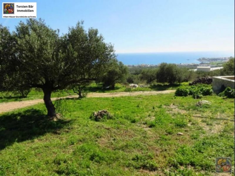 Makrigialos Kreta, Makrigialos Grundstück von 2.000m² mit wunderschönem Meerblick. Grundstück kaufen